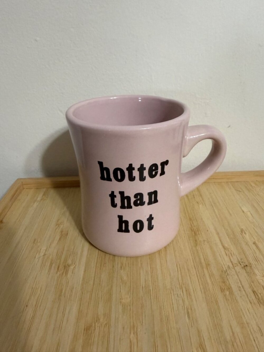 Hotter Than Hot Pink Ceramic Mug Urban Outfitters 14oz Kitchen Coffee Tea Cup